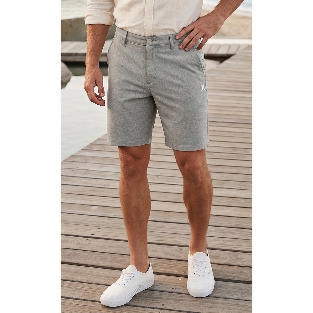 Hurley Golf Chino Shorts Men's 40 Spacedye Stretch Casual Sports Walking Hybrid‎